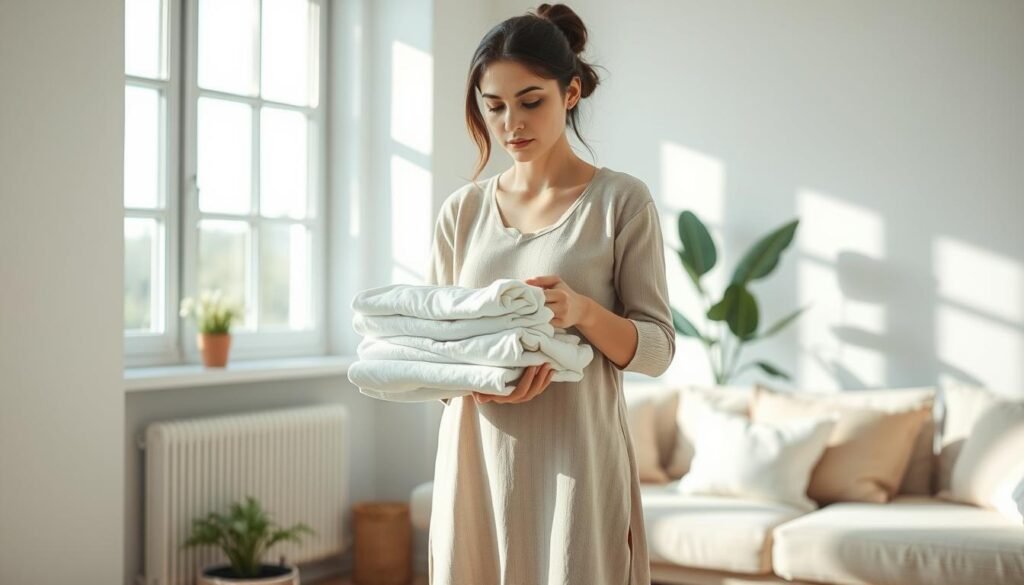 Mindfulness during cleaning