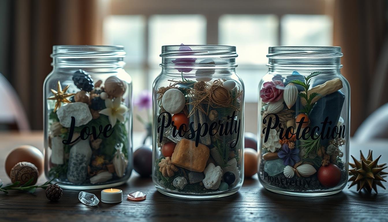 Crafting Spell Jars for Love, Wealth & Safety
