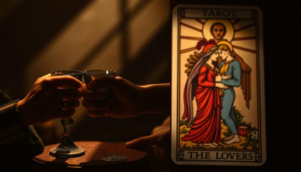 tarot 2 of cups verses the lovers